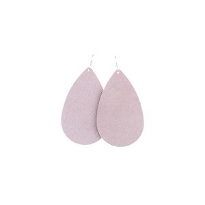 Nickel & Suede- Pink Velvet Earrings